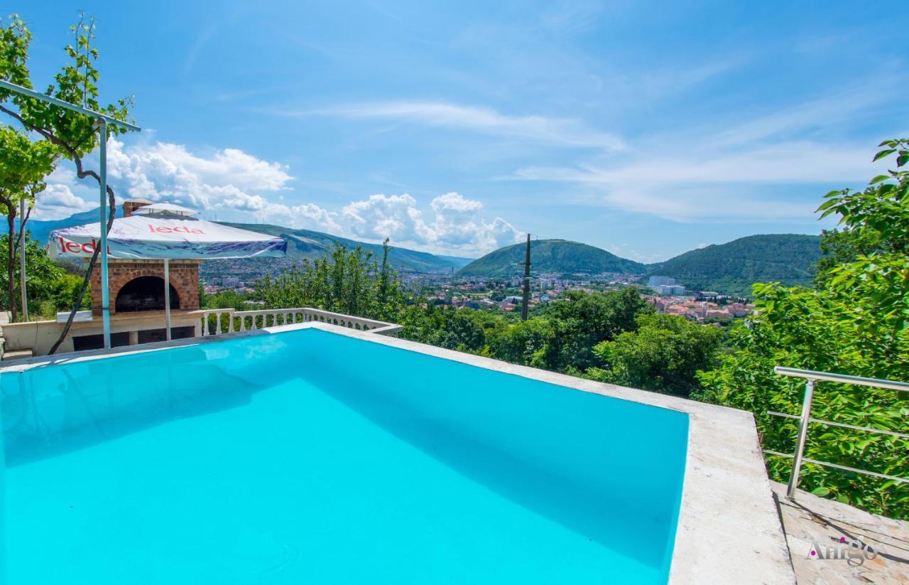 Perfect View Of Mostar - With Swimming Pool Ngoại thất bức ảnh