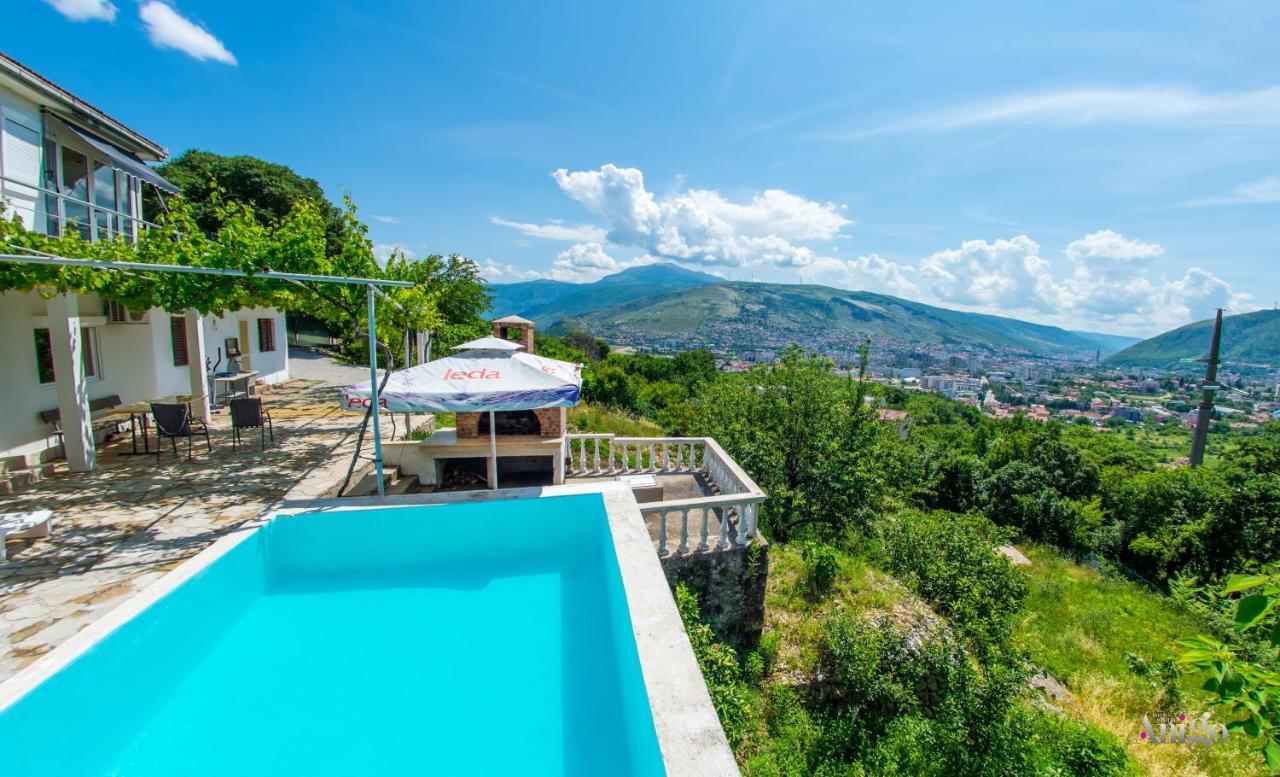 Perfect View Of Mostar - With Swimming Pool Ngoại thất bức ảnh